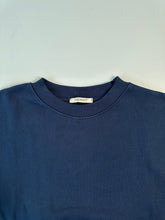 Blue Crewneck Sweatshirt With Front Print -  | dBlank