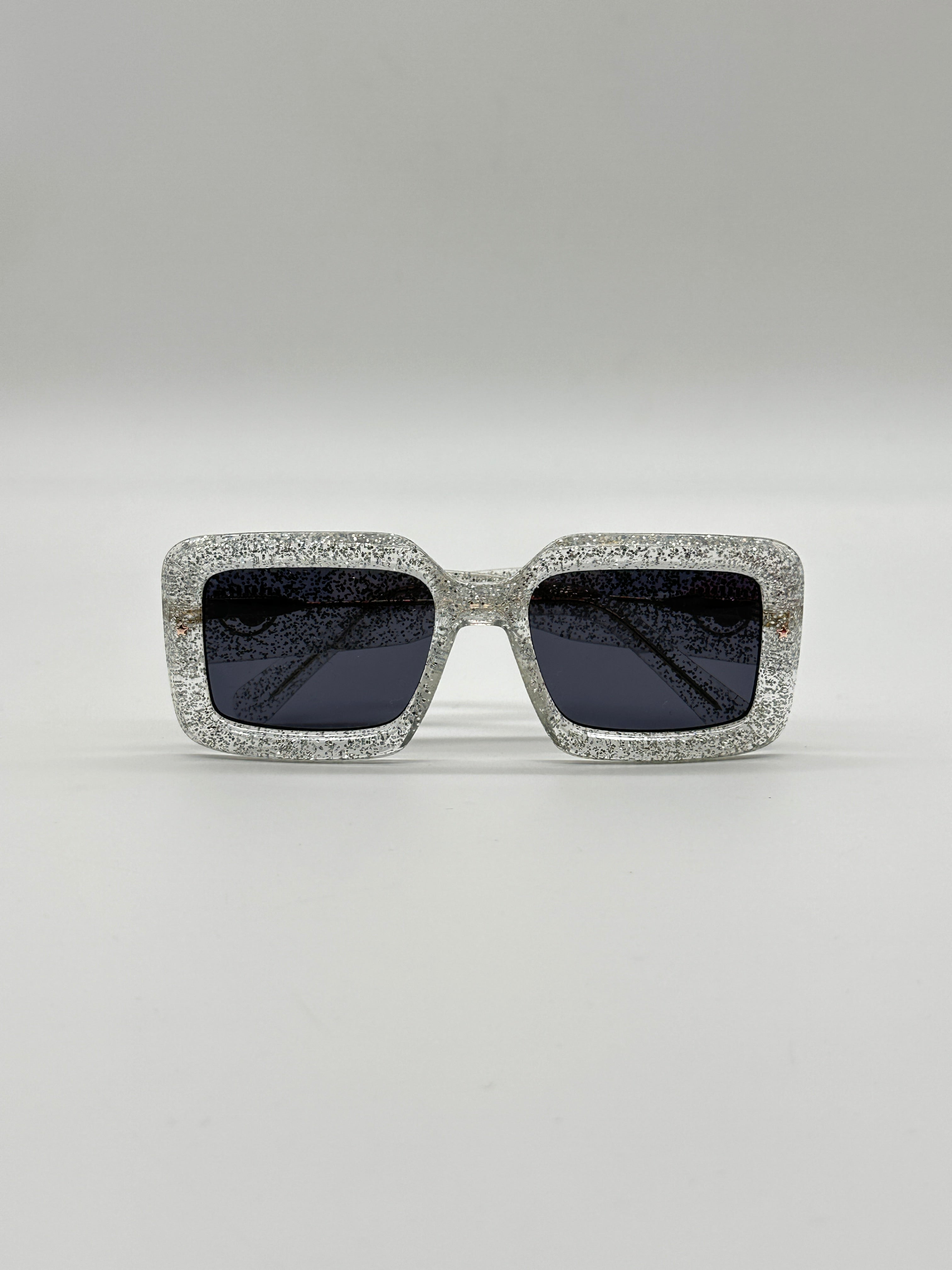 Glitter Square Sunglasses