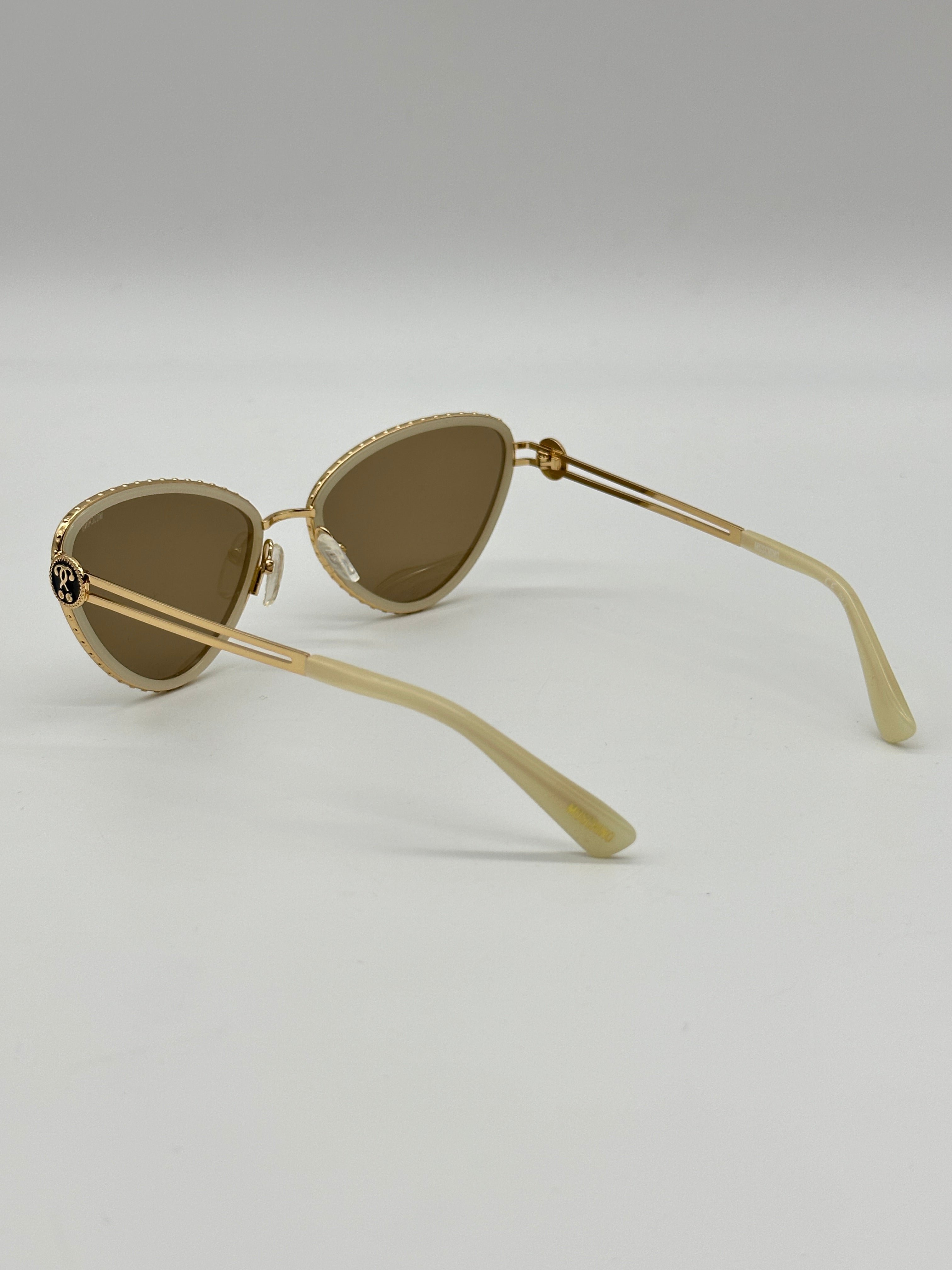 Gold Cat-Eye Sunglasses