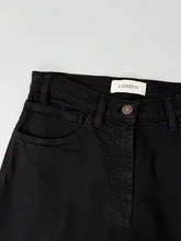 Slim Black Stretch Cotton Pants -  | dBlank