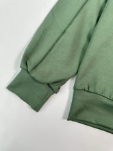 Sage Crewneck Sweatshirt In Modal With Print And Raglan Sleeves -  | dBlank