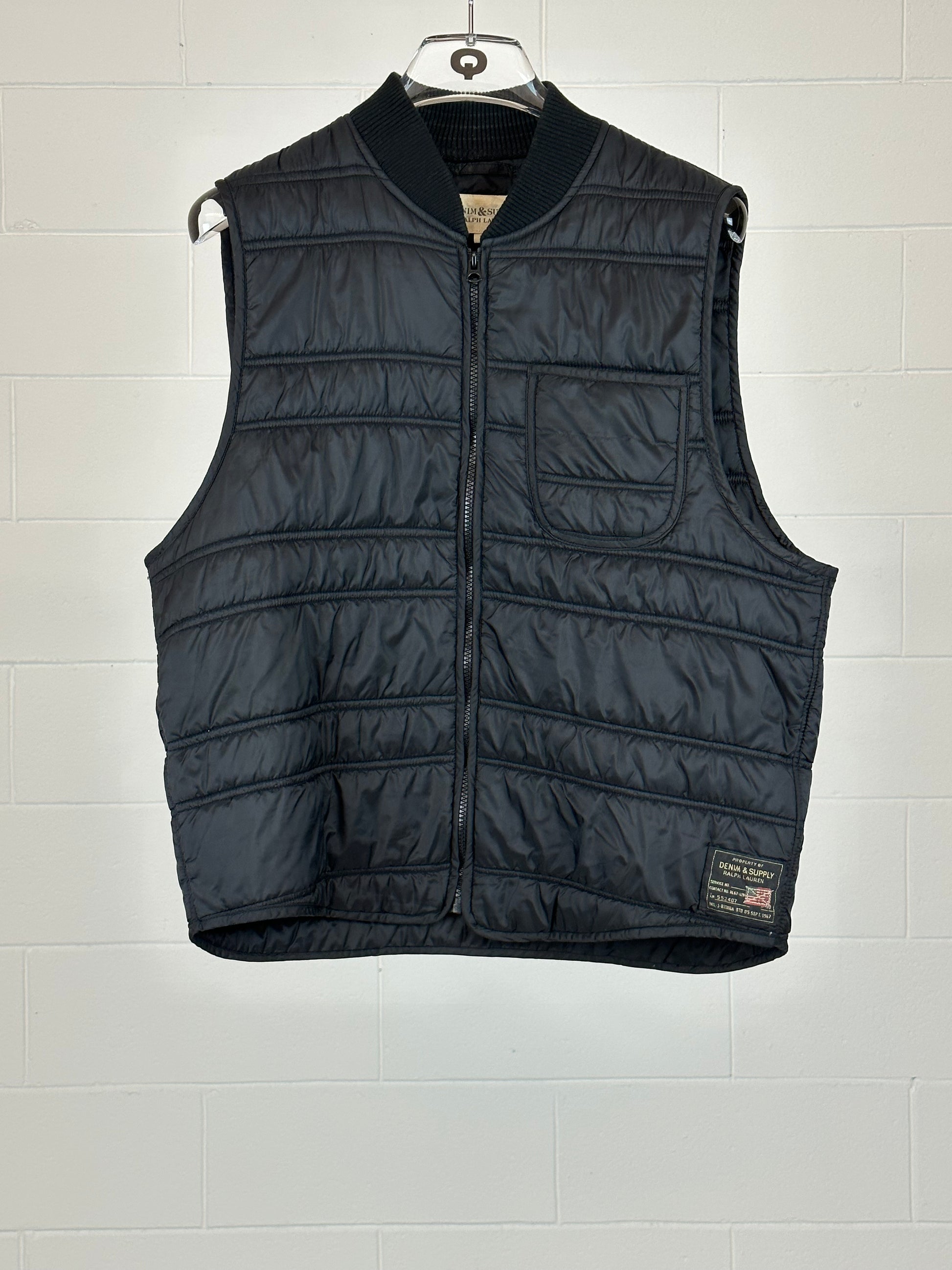 Denim and top supply vest