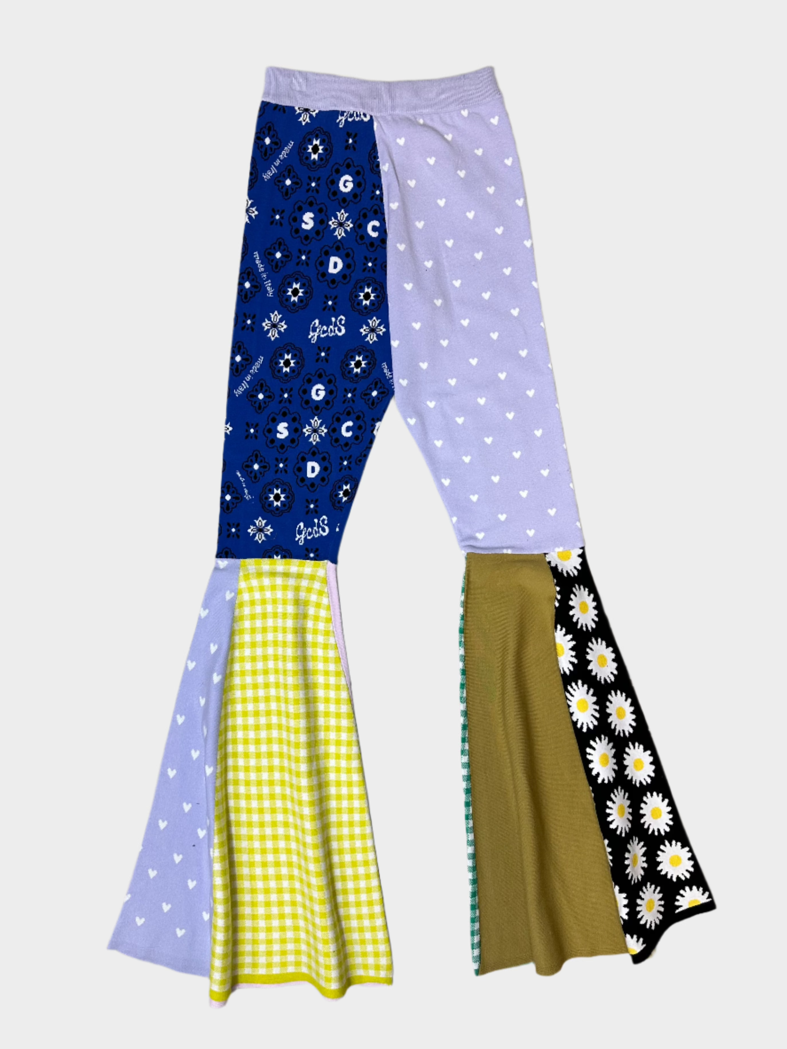 Patchwork Flare Pants