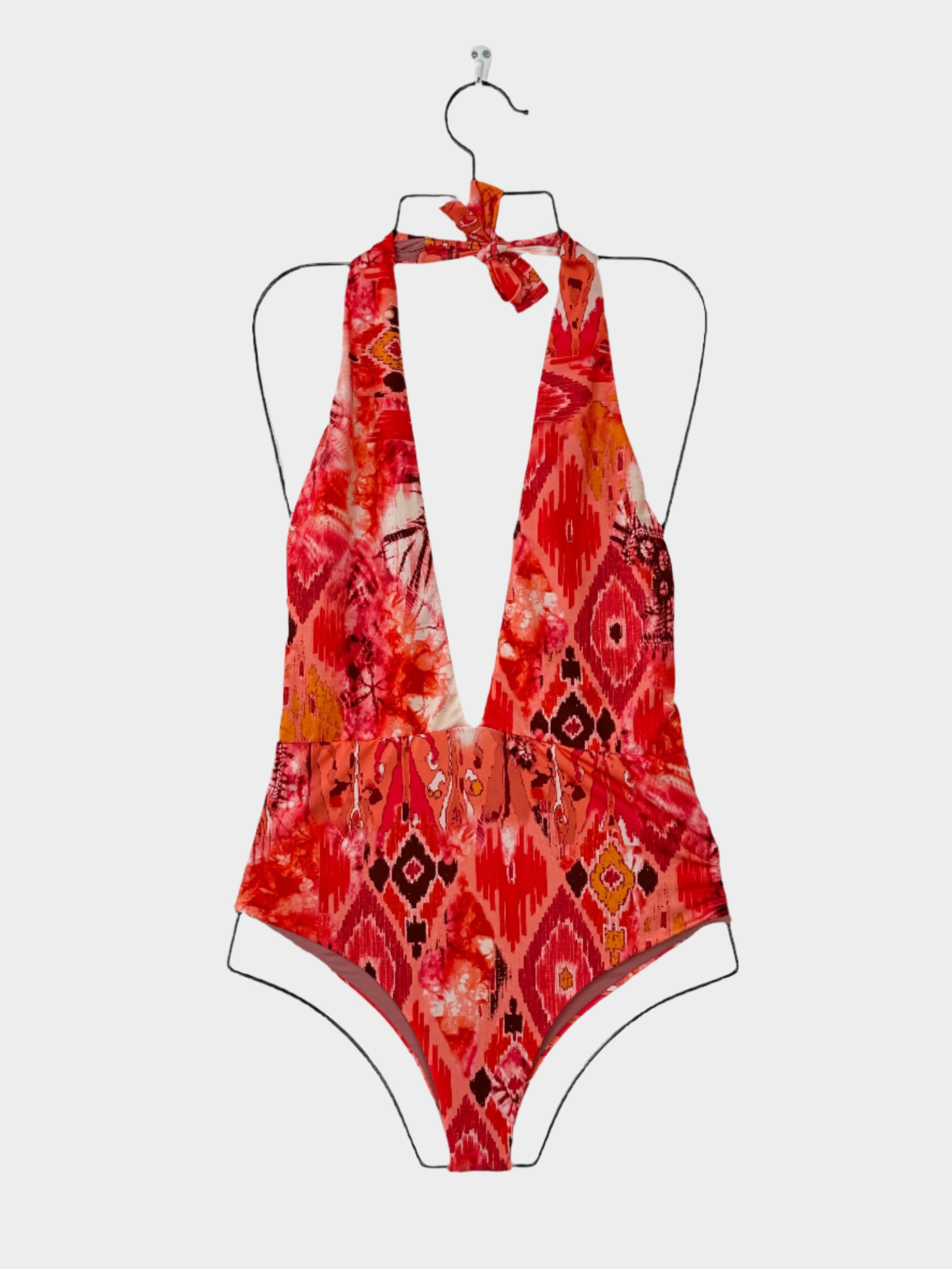 Pink Pattern Monokini