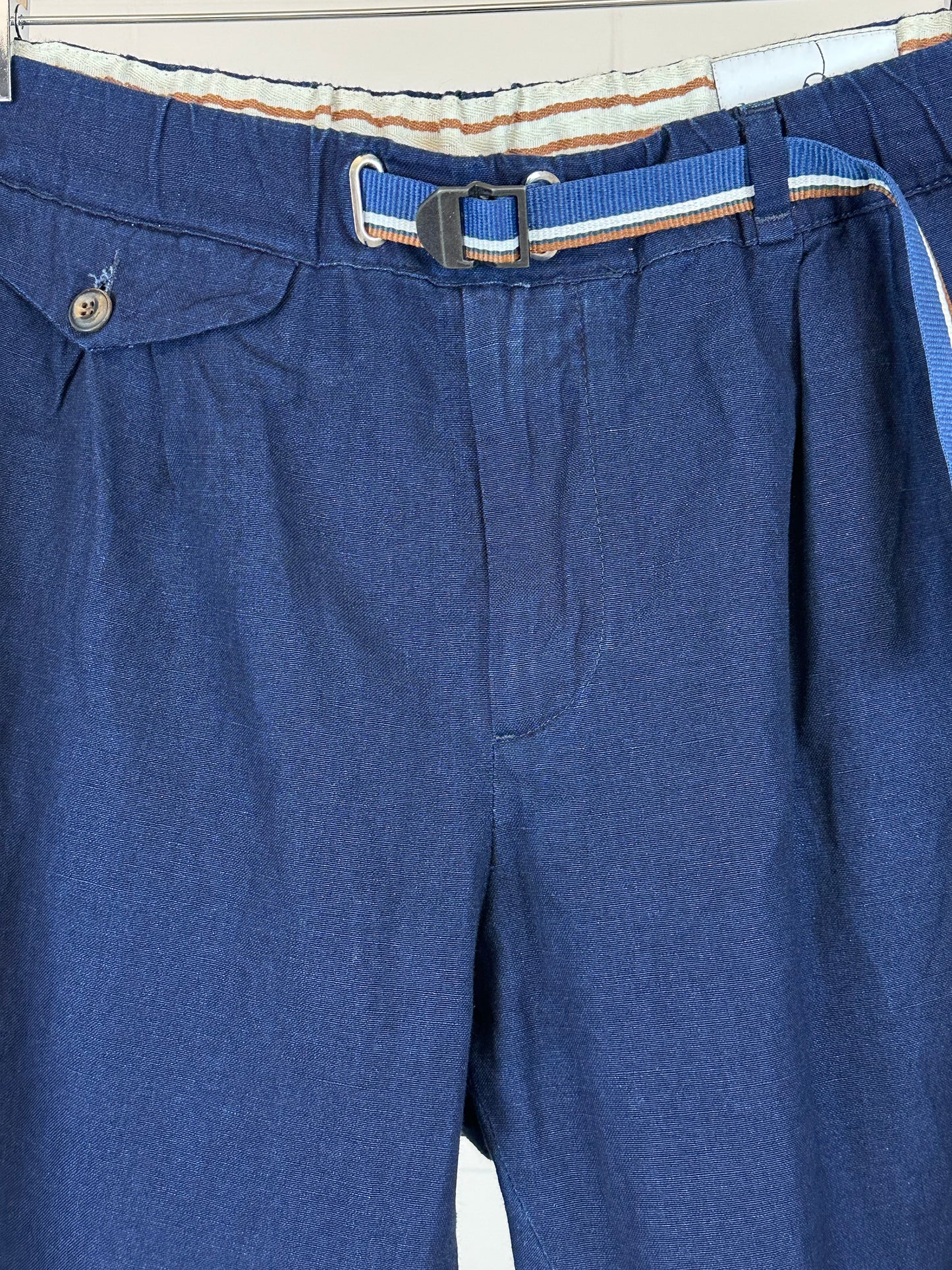 Linen Blue Trousers
