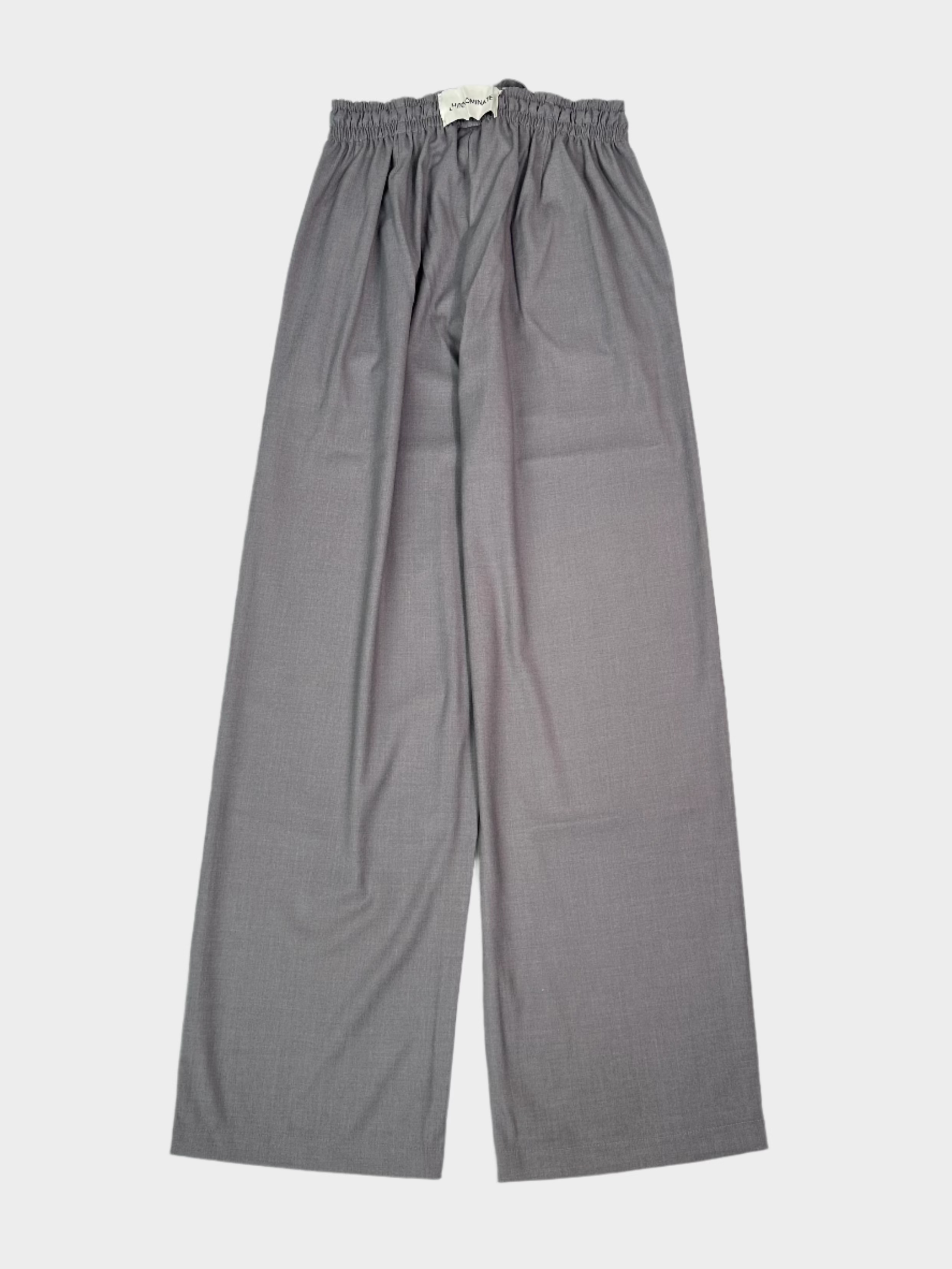Pantalone Grigio Over Con Coulisse E Vita Regolabile