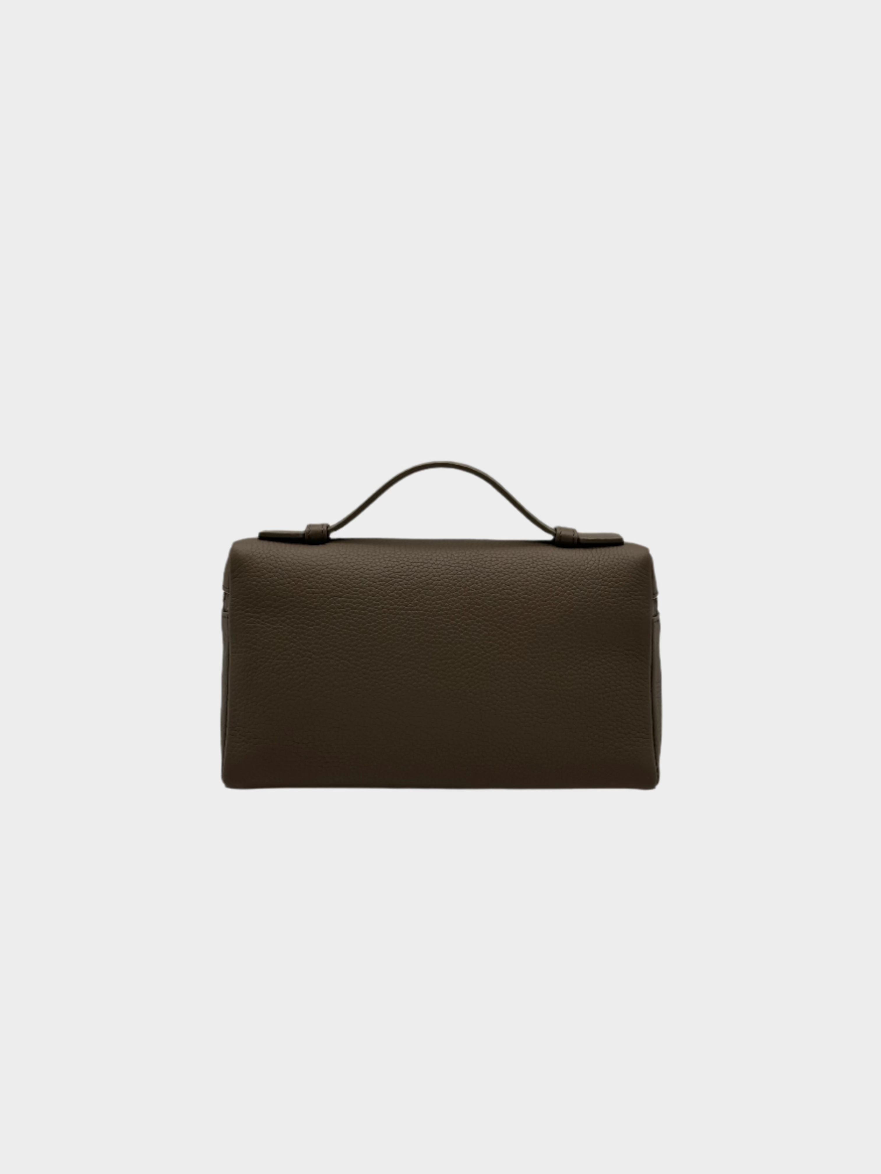 Extra Pocket Pouch In Dove Leather With Zip