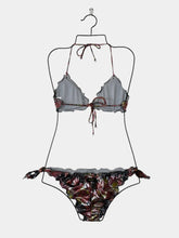 Bikini A Triangolo Con Motivo Metallico -  | Qlhype