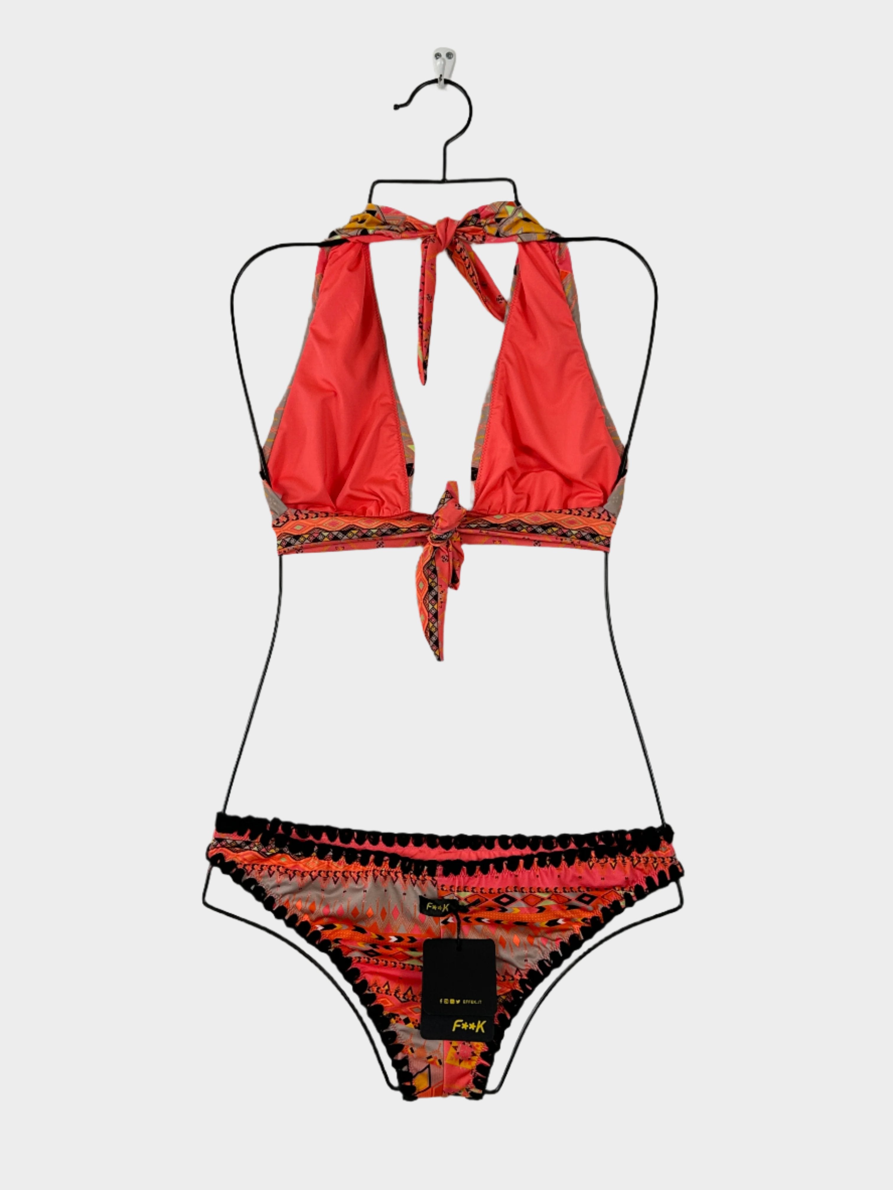 Embroidered Tribal Bikini