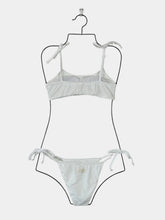 Bikini a Fascia Bianco -  | Qlhype