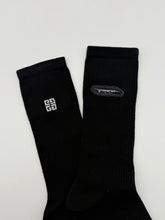 Black Socks With Logo Patch -  | Qlhype