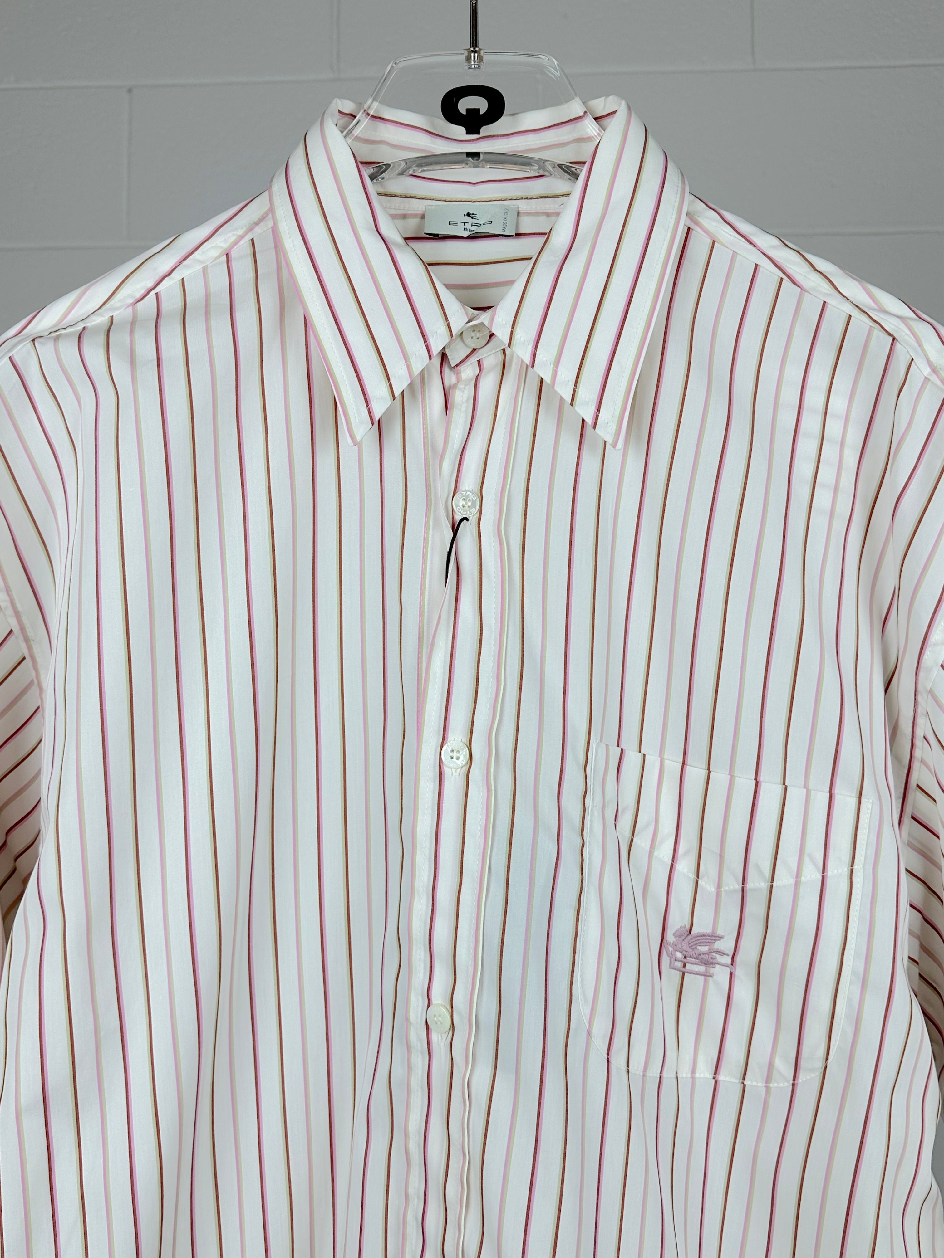 Pink Striped Shirt