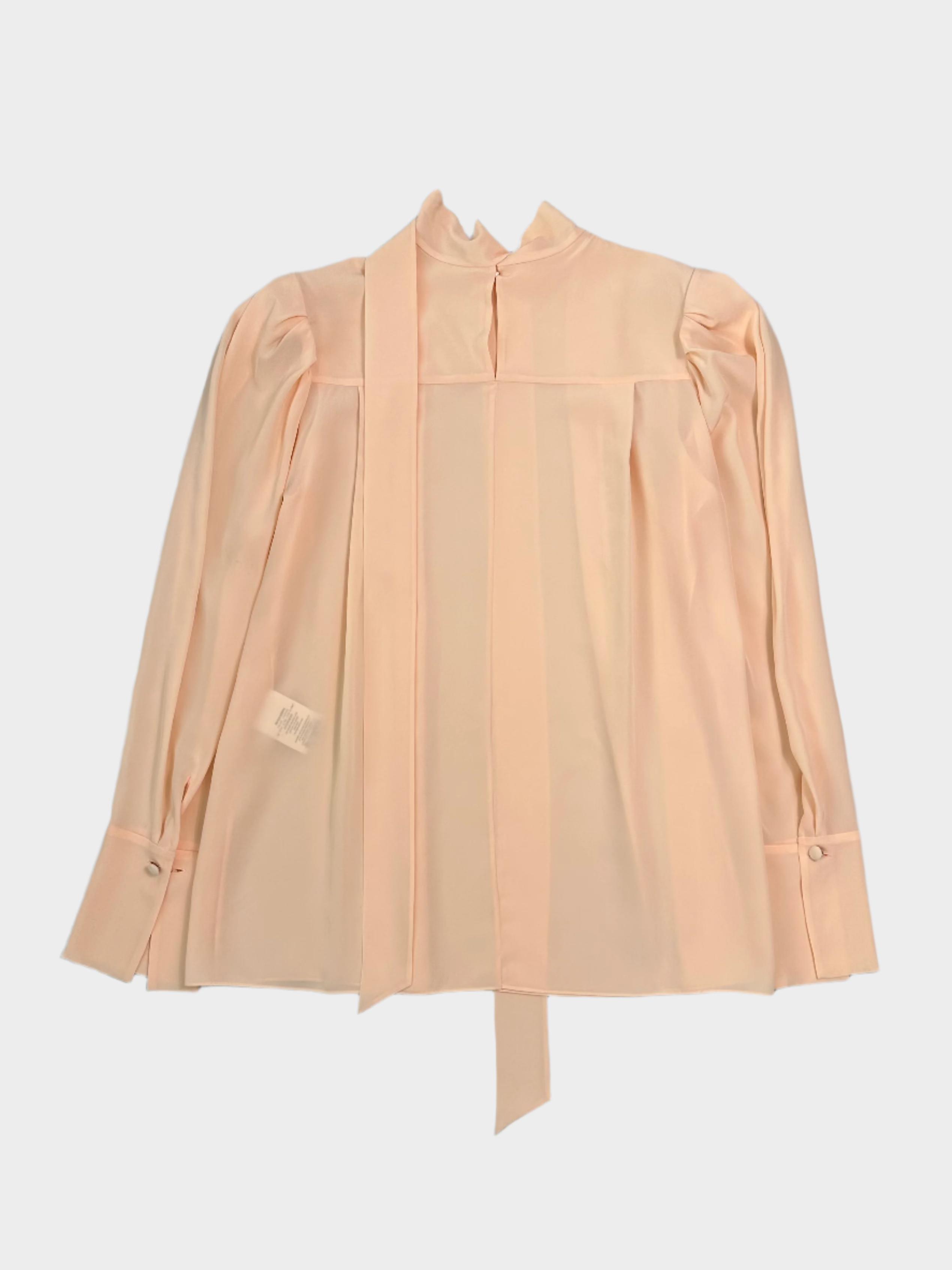Camicia In Seta Color Pesca