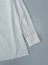 White Shirt With Point Collar And Metal Detail -  | dBlank