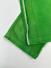 Green Denim Pants With Contrasting Details -  | dBlank