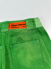 Green Denim Pants With Contrasting Details -  | dBlank