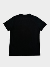 Black T-Shirt With Contrasting Red Logo -  | dBlank