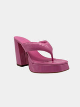 Pink Patent Platform Sandals -  | dBlank