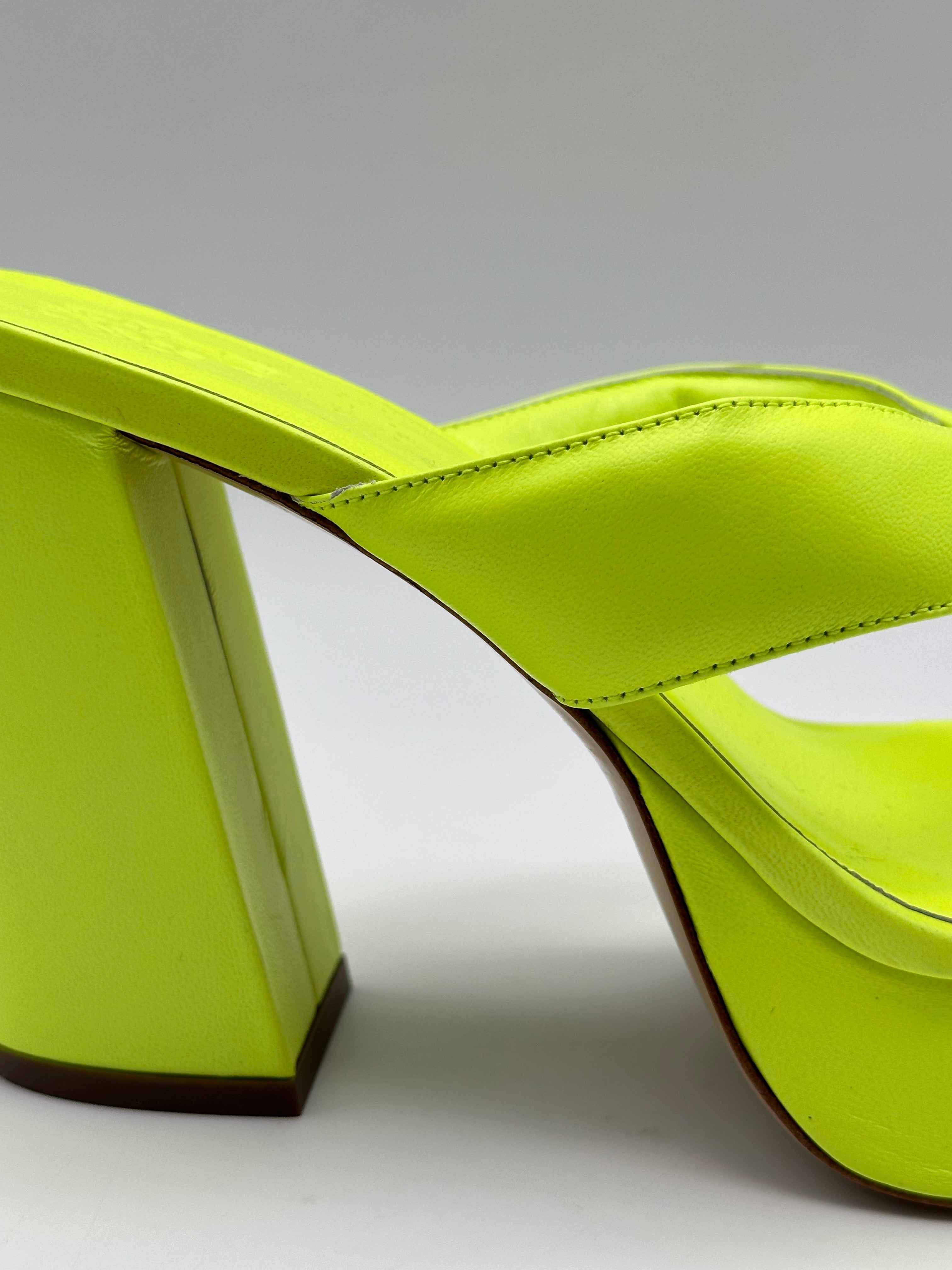 Women's Platform Sandal Fluo Yellow