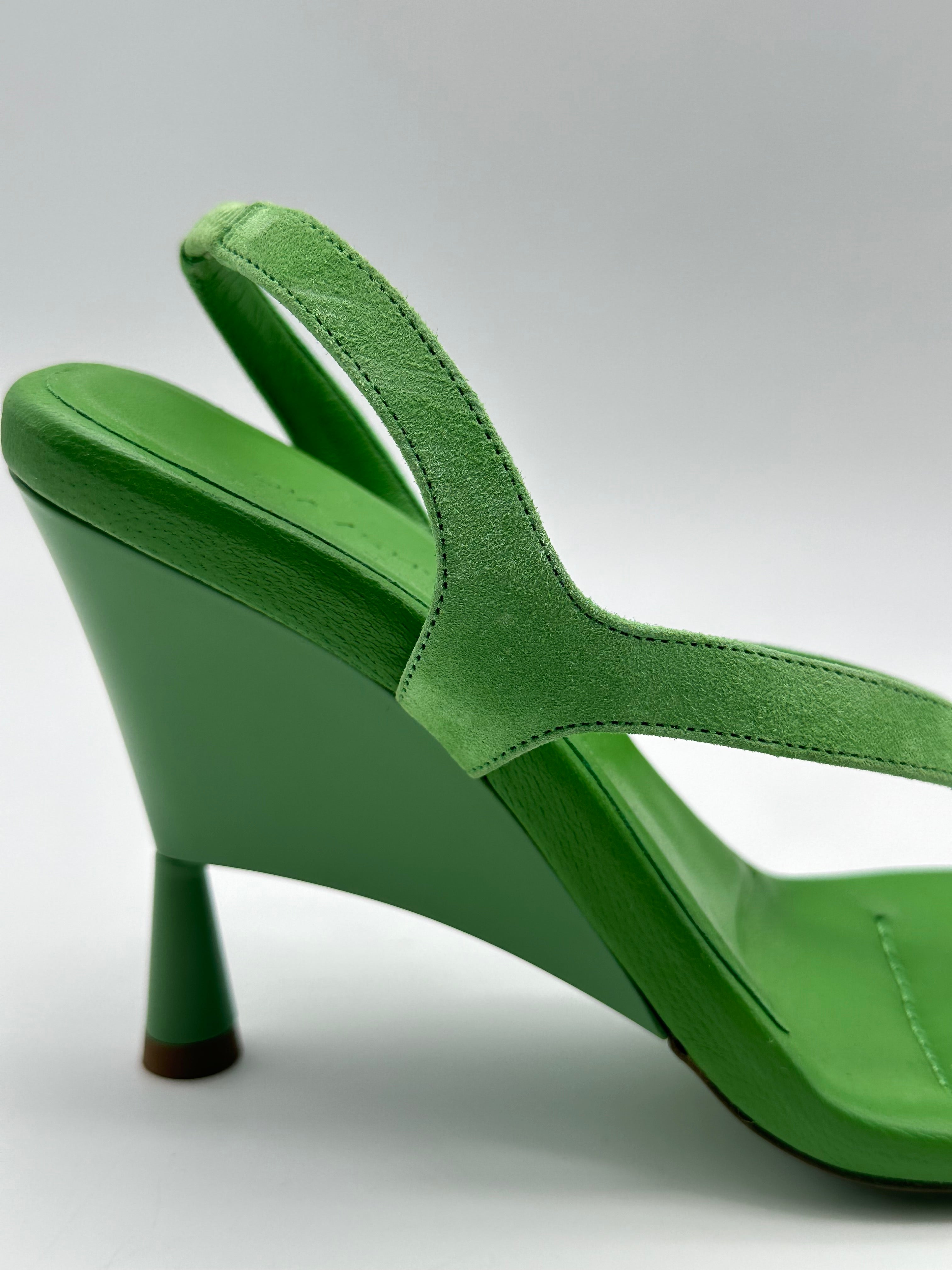 Light Giada Suede Heel Sandals