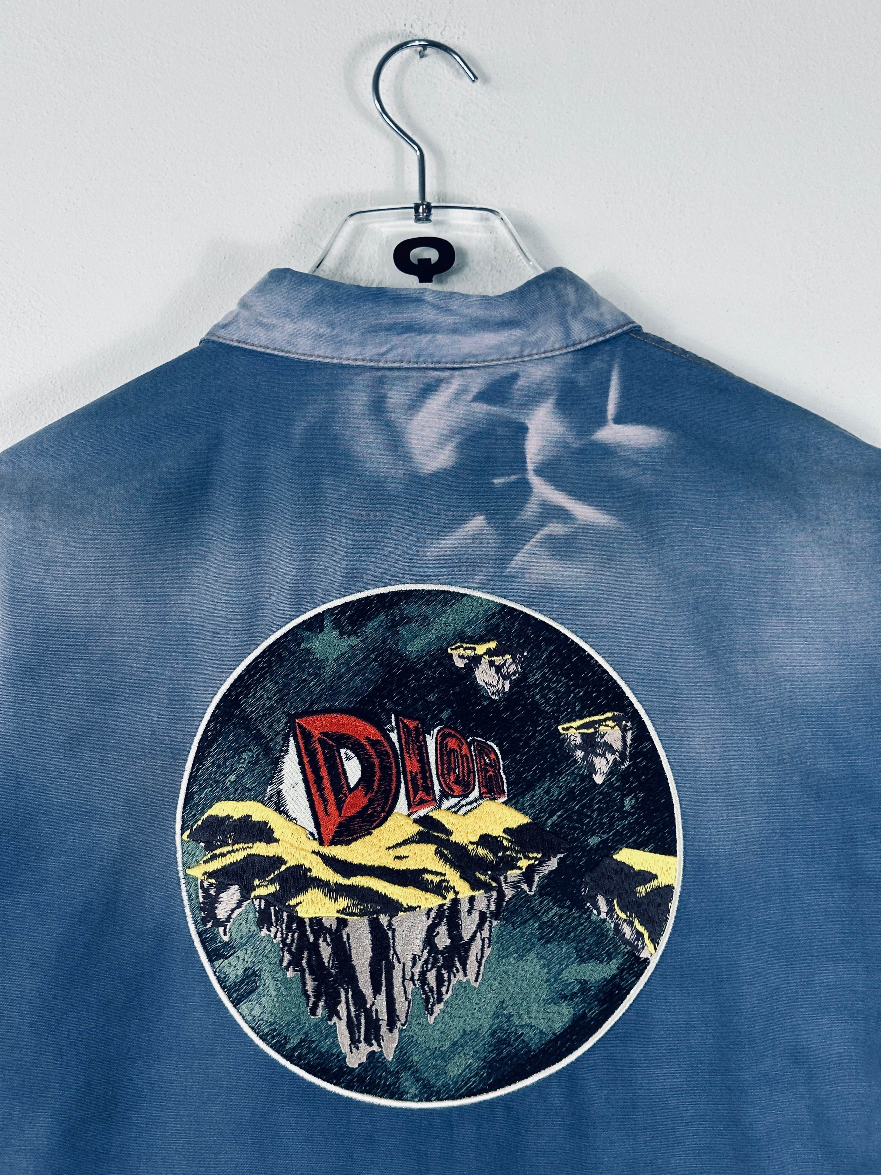 Tie Dye With Embroidery Shirt