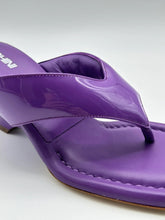 Sandali Infradito Viola Con Tacco Scultoreo -  | dBlank