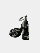 Sandali Camo Con Plateau E Tacco Largo -  | dBlank