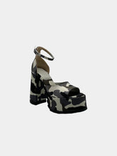 Sandali Camo Con Plateau E Tacco Largo -  | dBlank