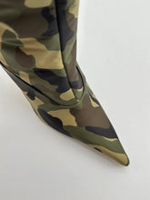 Camouflage Overknee Boots With Stiletto Heel -  | dBlank