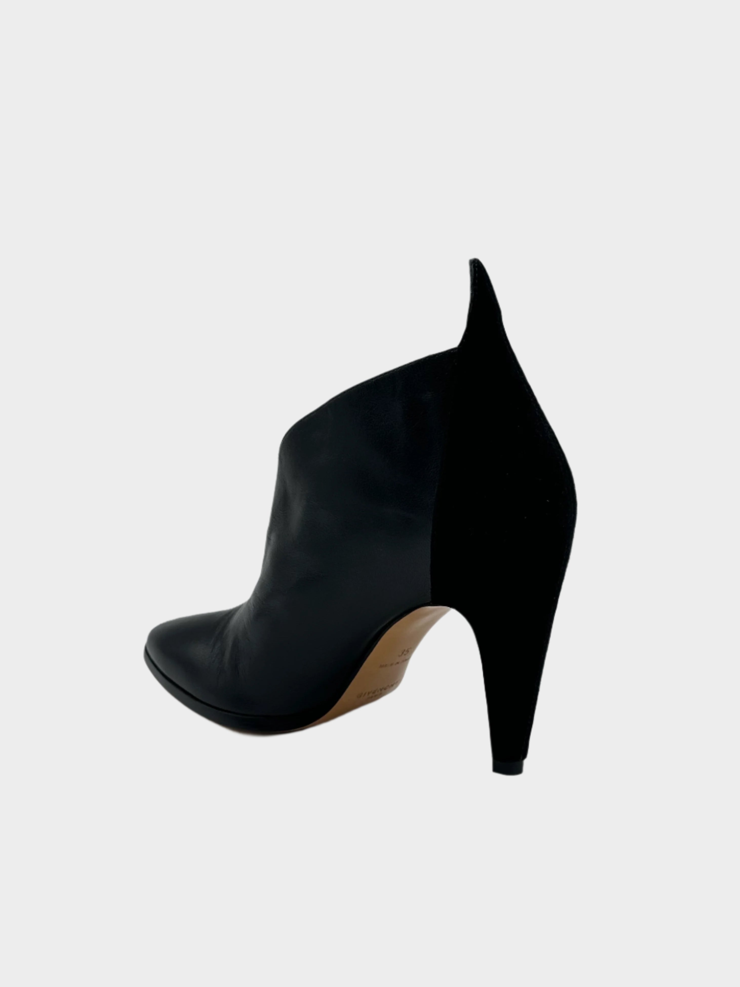 Décolleté Nera Givenchy In Pelle Liscia E Scamosciata