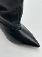 Black Nappa Leather High Heel Cuissardes Boots -  | dBlank