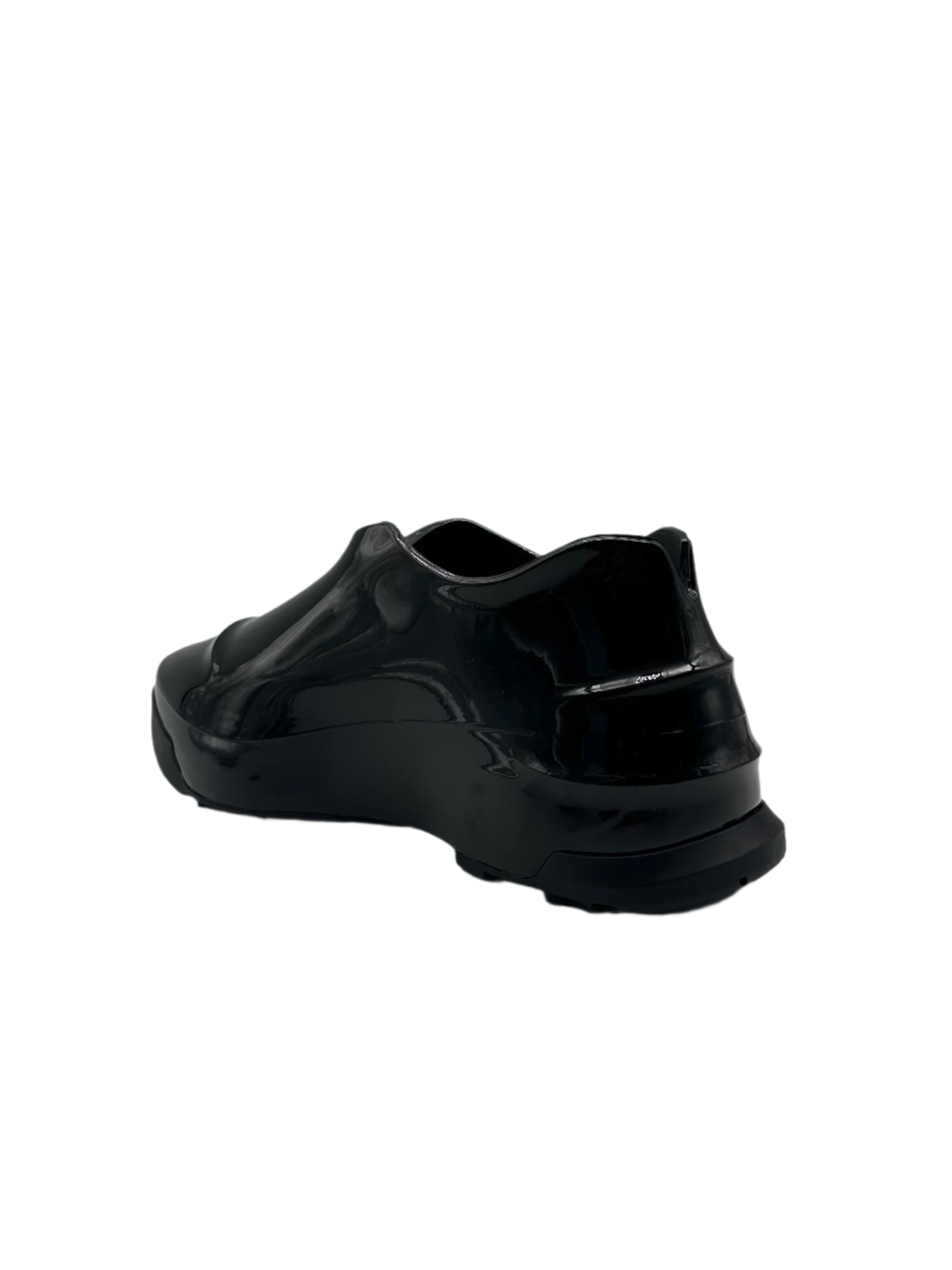 Monumental Mallow Black Rubber Sneakers