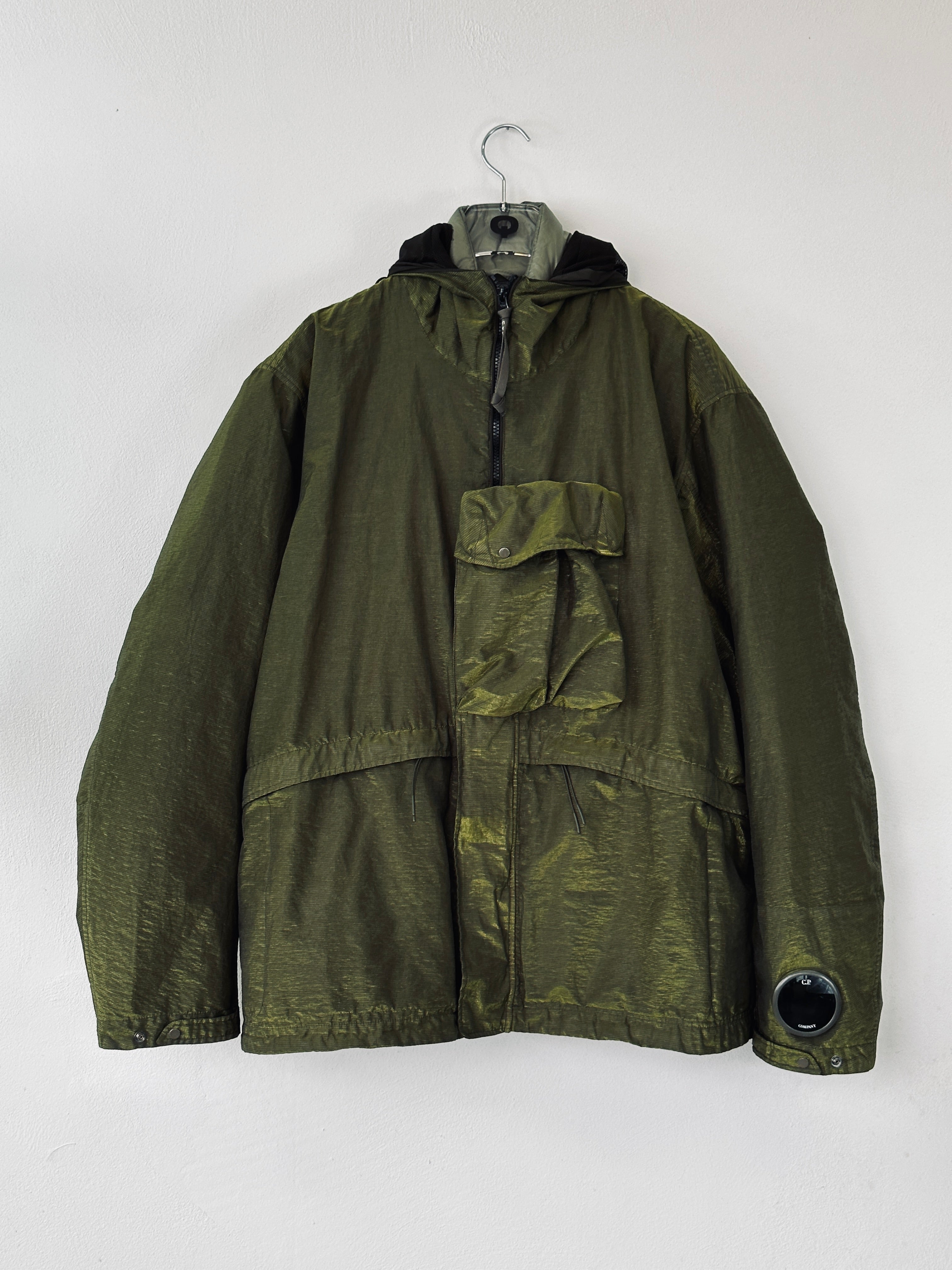 Laminated Jacket With Puffer