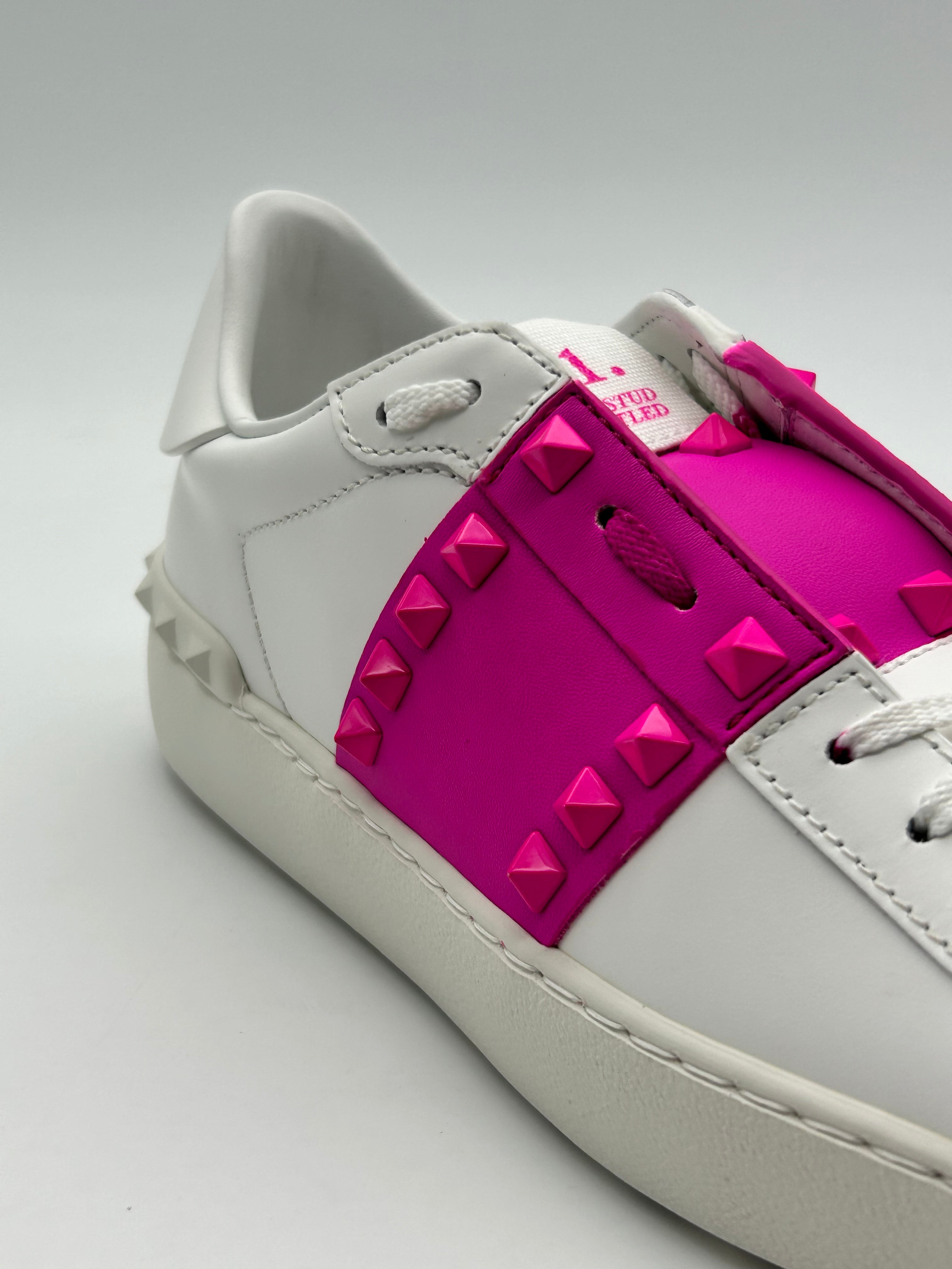 Fuchsia Studded Sneaker