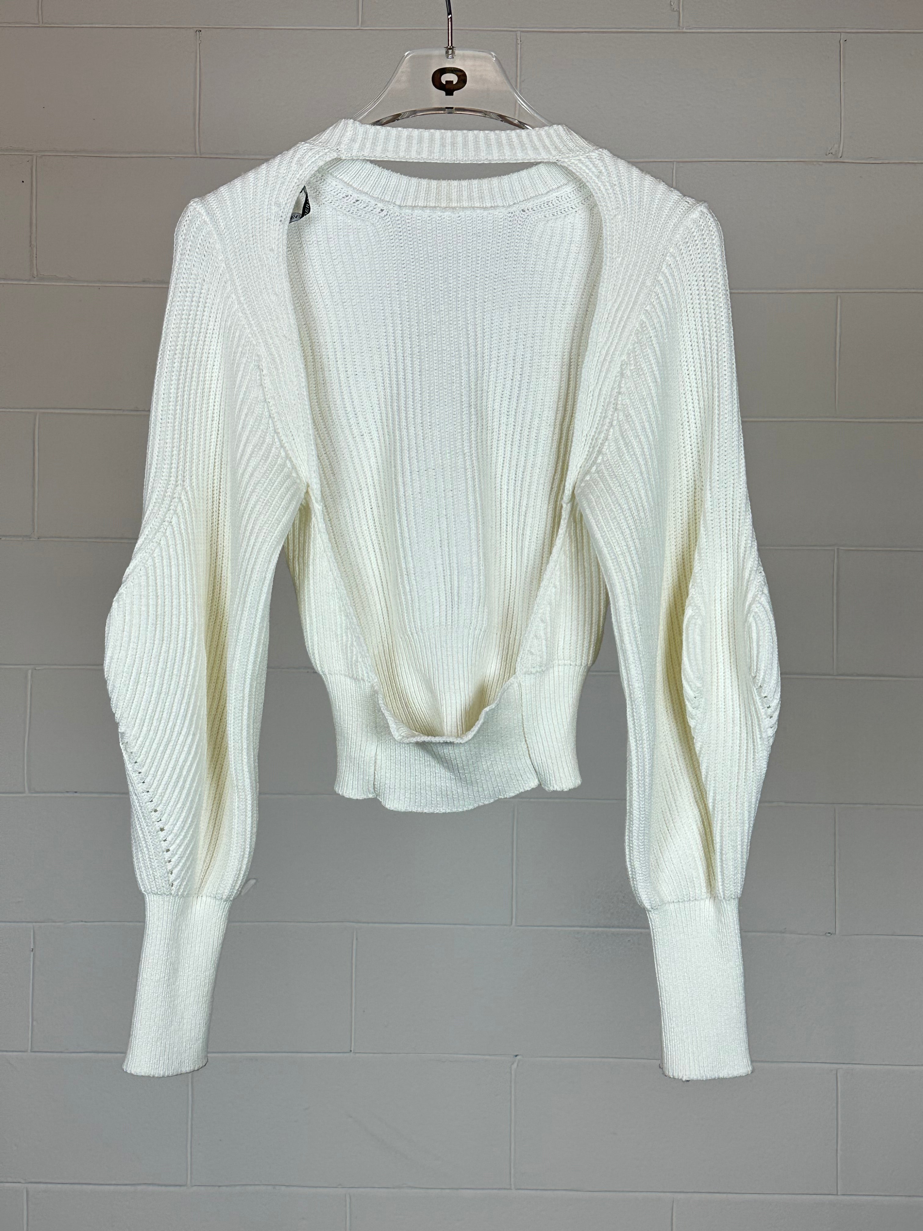Cut-out Knitted Jumper