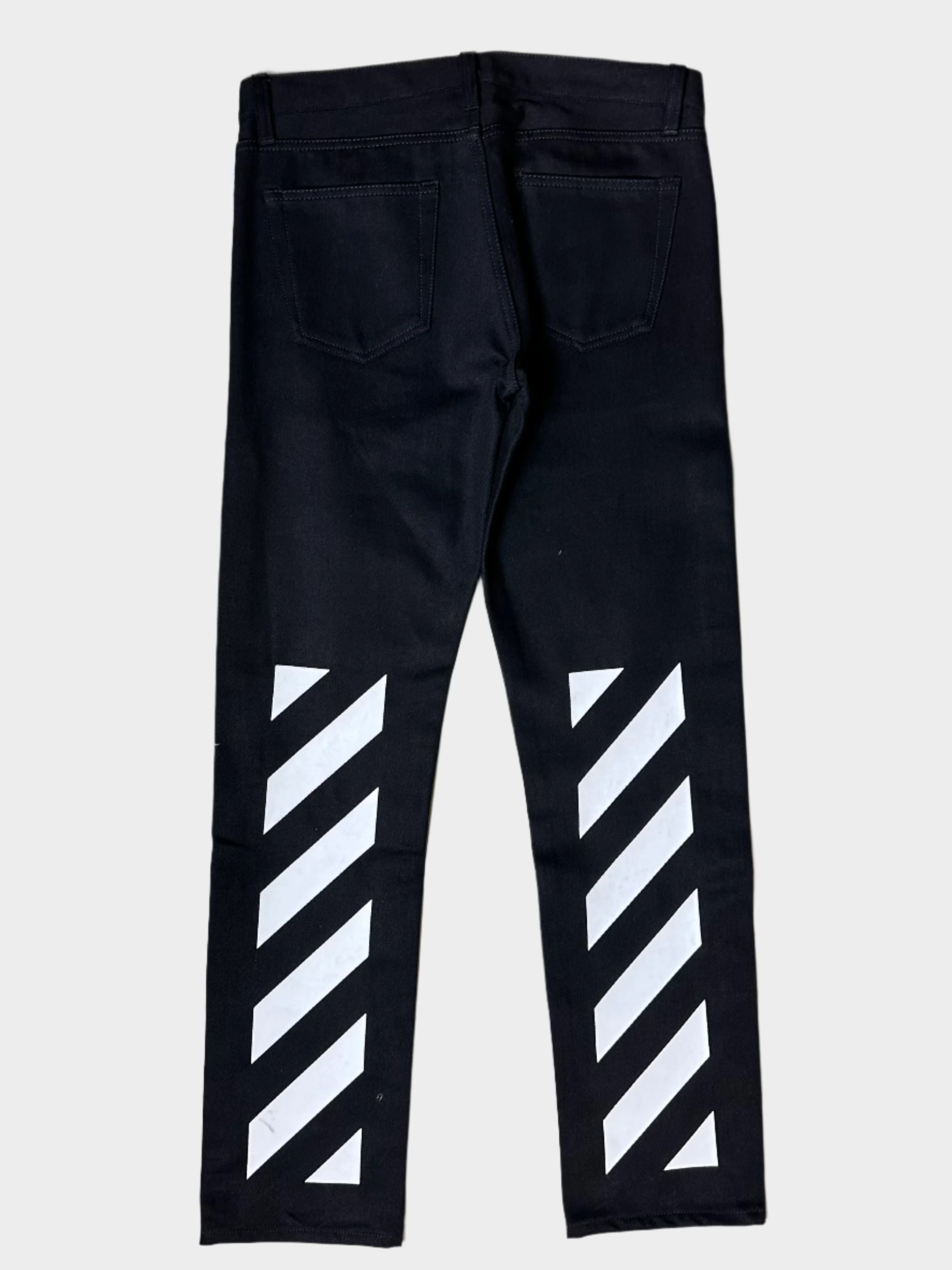 Diagonal Prints Jeans