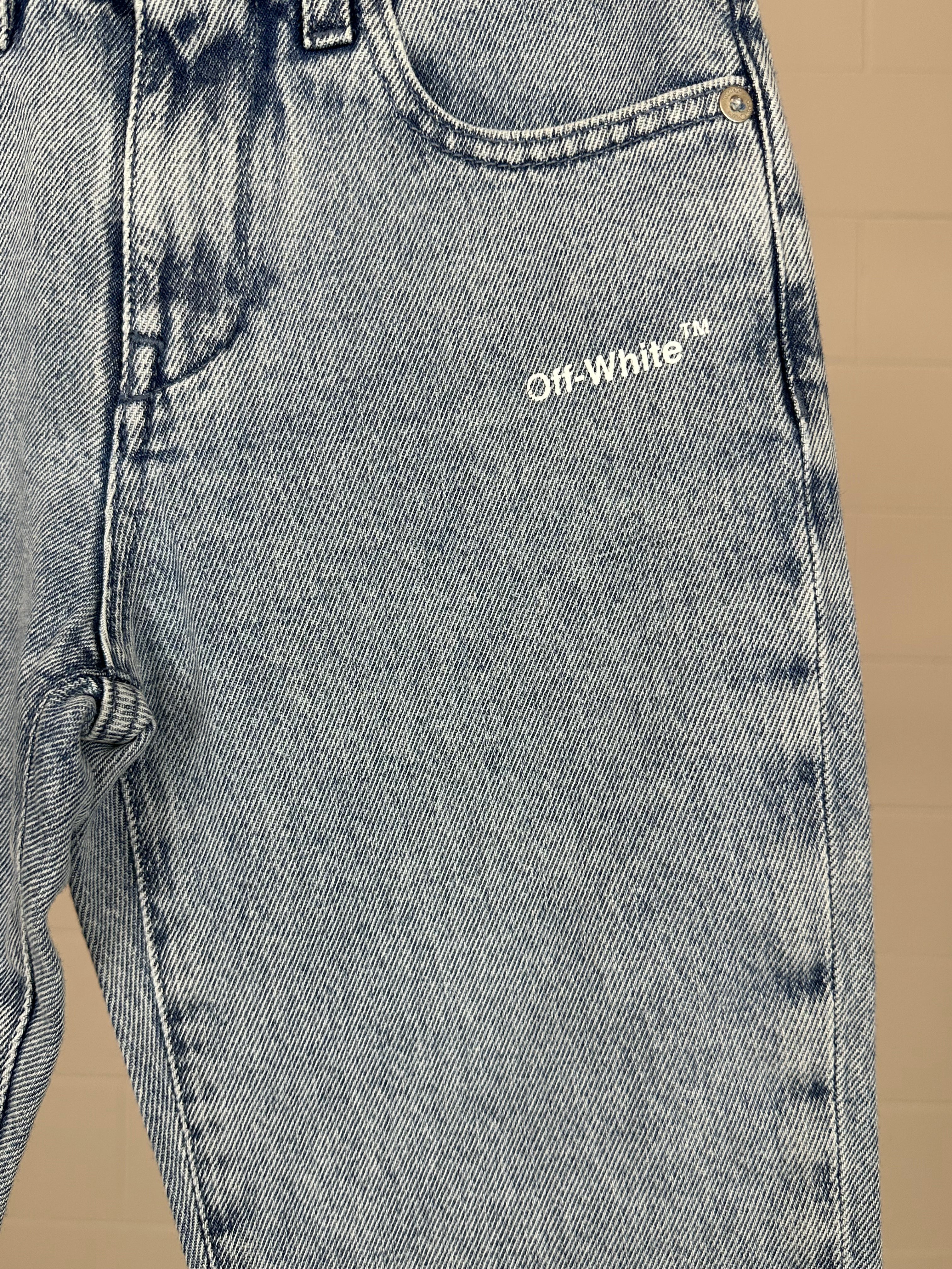 Swashed Logo Jeans