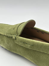 Sage Suede Moccasin With Rubber -  | dBlank