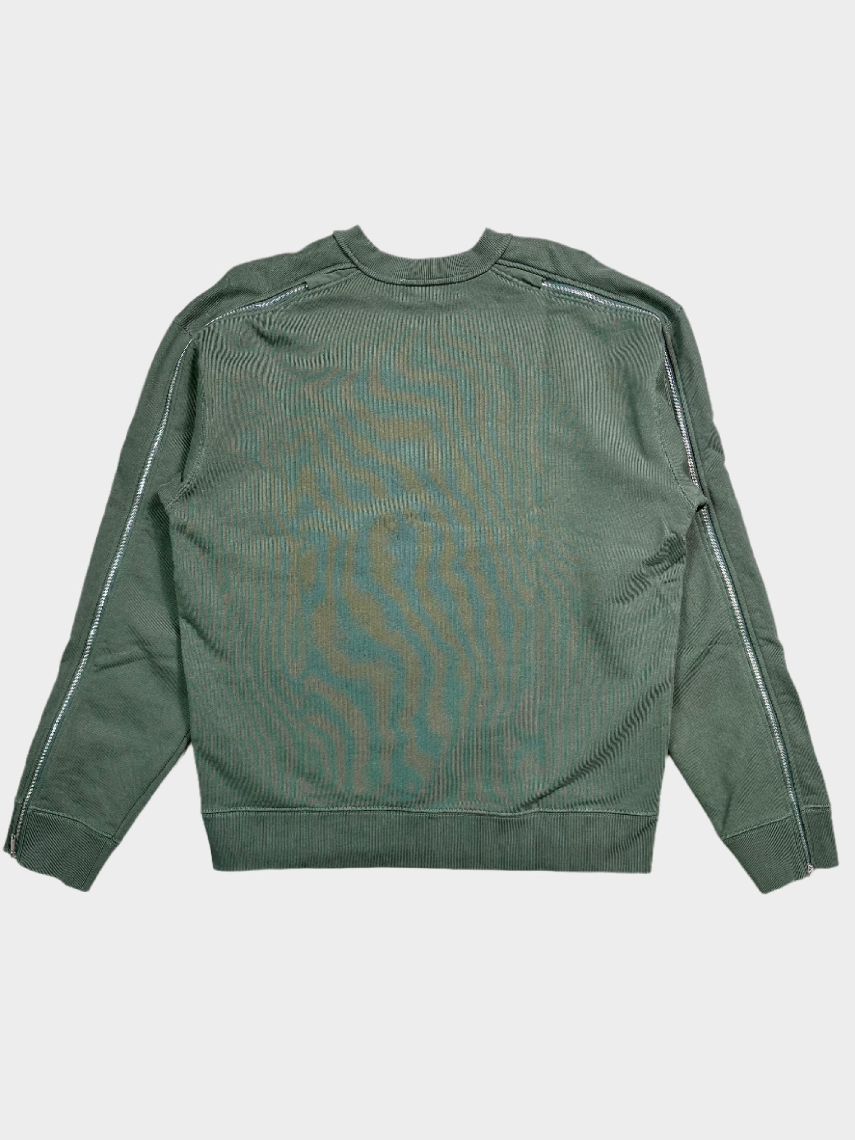 Zipped Crewneck