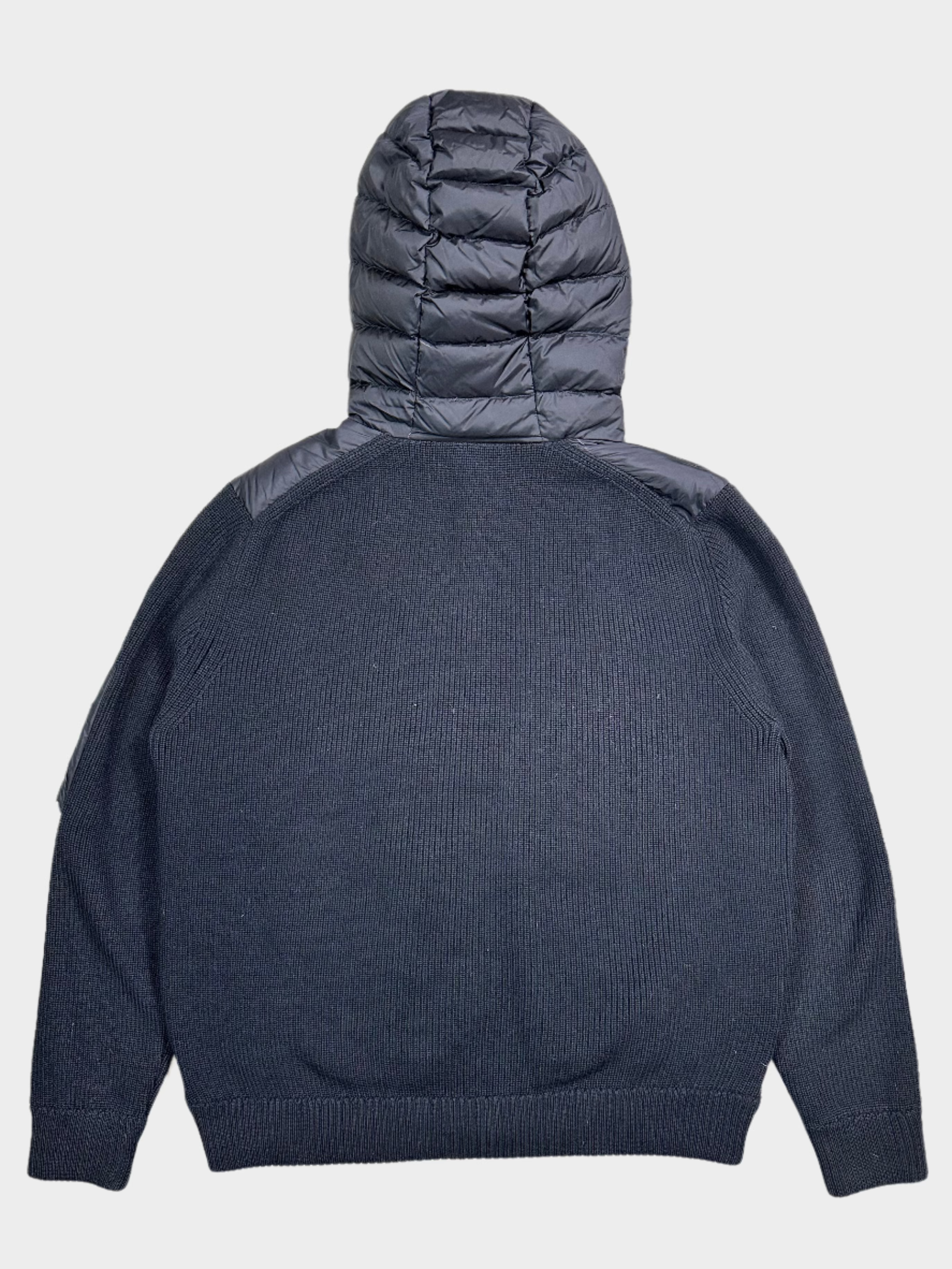 Padded Wool Hoodie