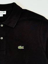 Black Cotton Piqué Polo -  | dBlank