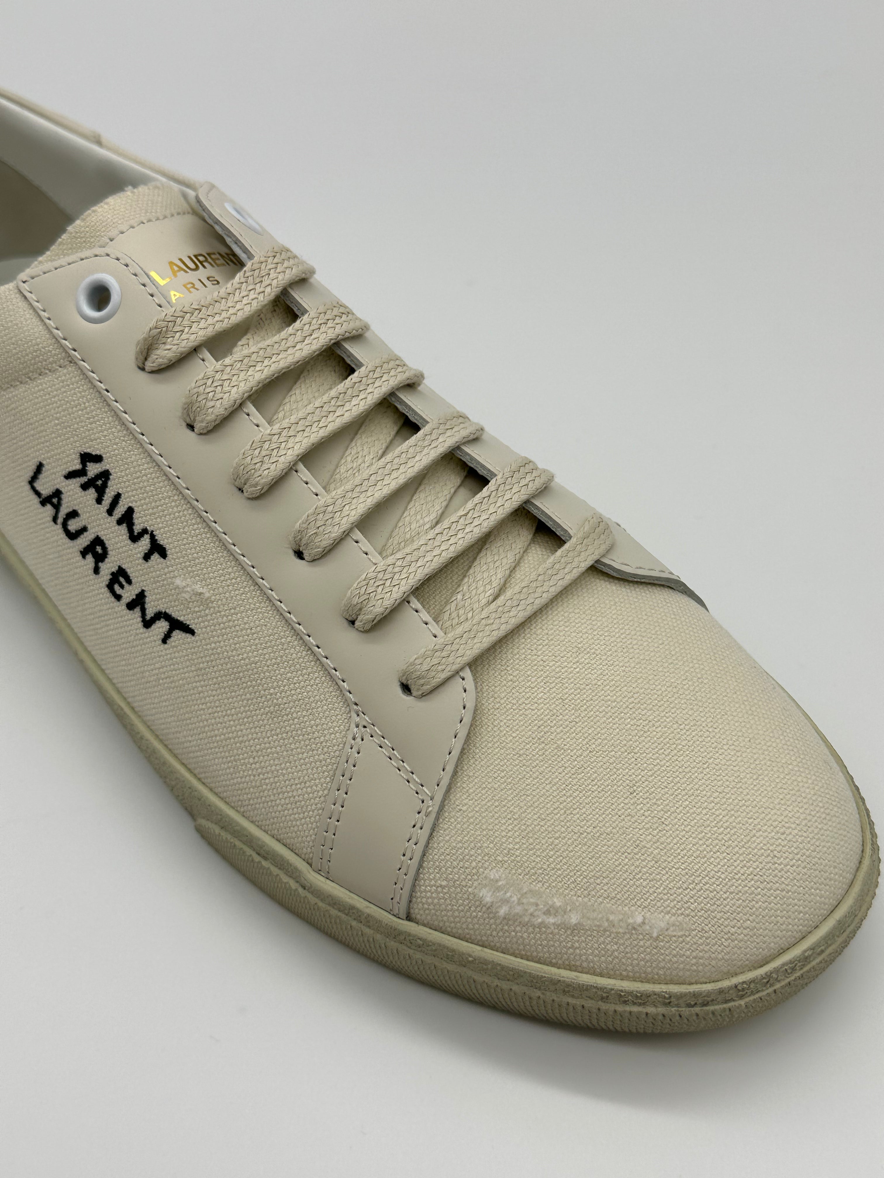 White Canvas Sneakers 