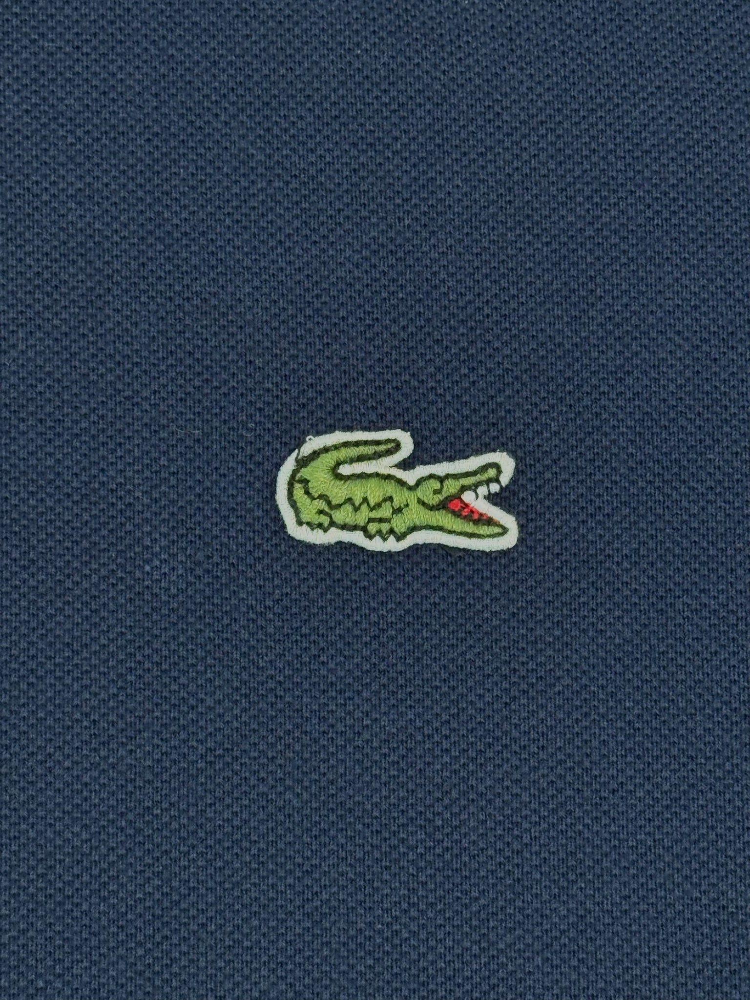 Blue Cotton Piqué Polo With Logo