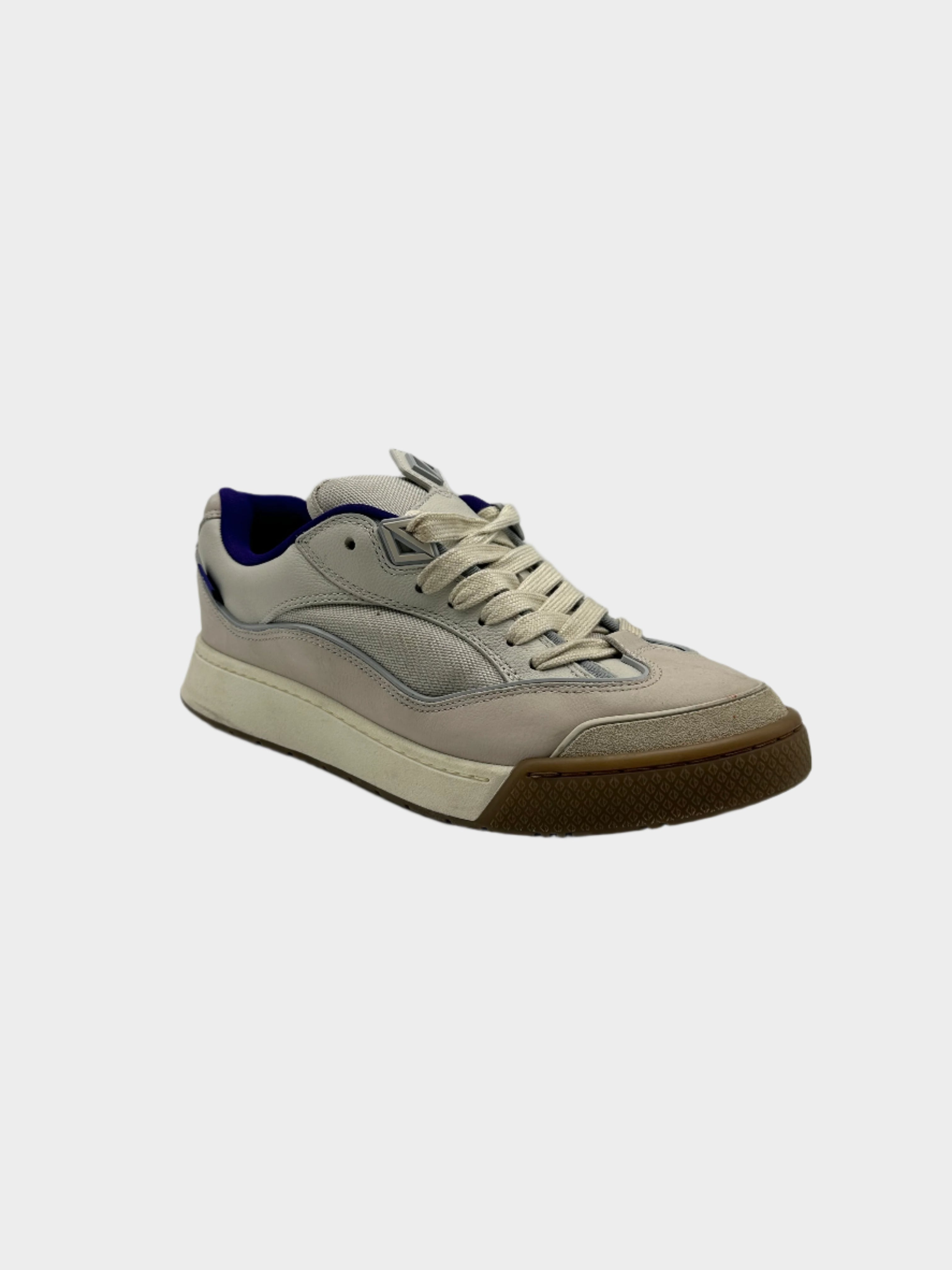 Sneakers Dior B713 Cactus Jack In Pelle E Mesh Bianco E Grigio