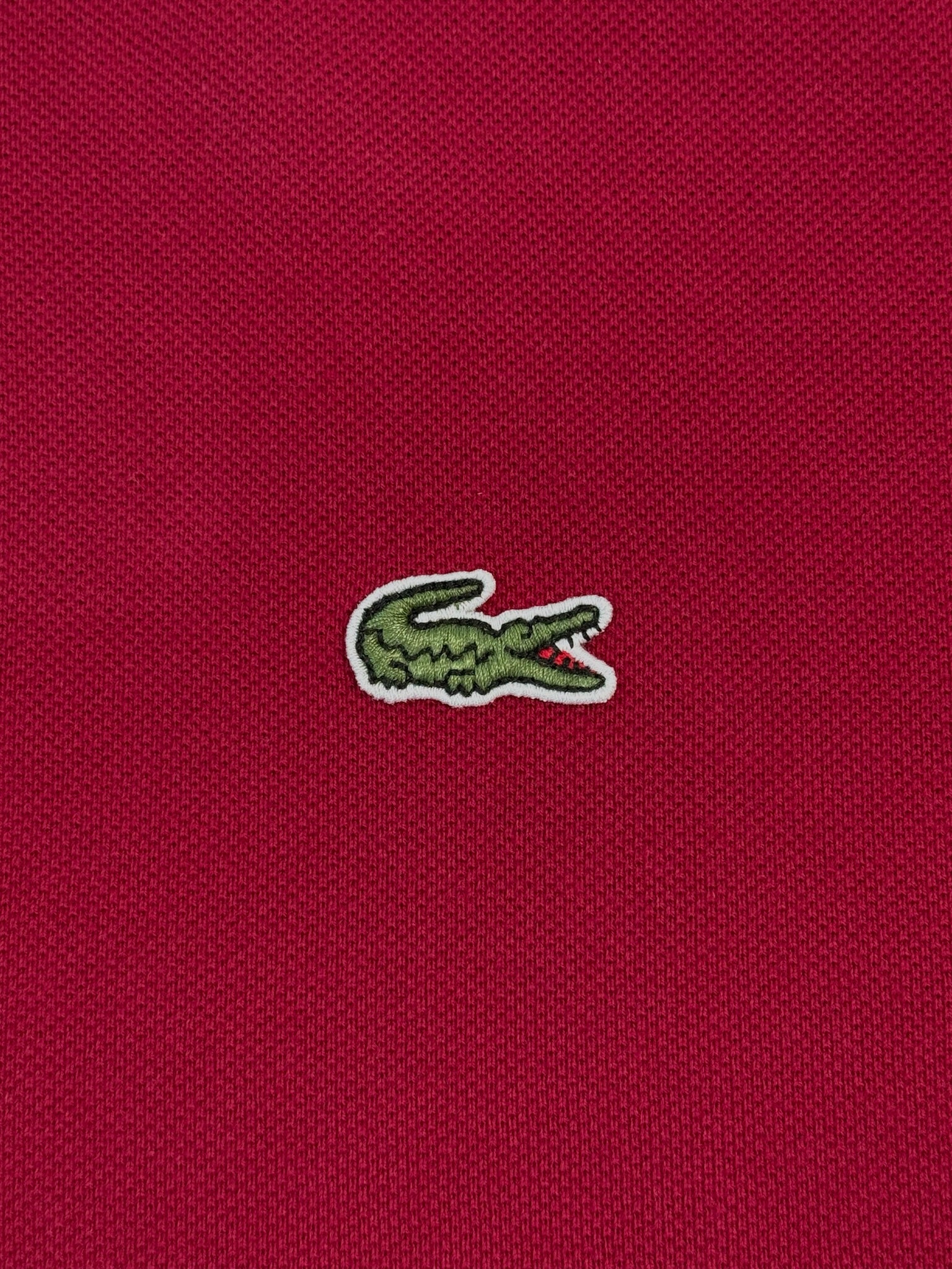 Bordeaux Cotton Piqué Polo With Logo