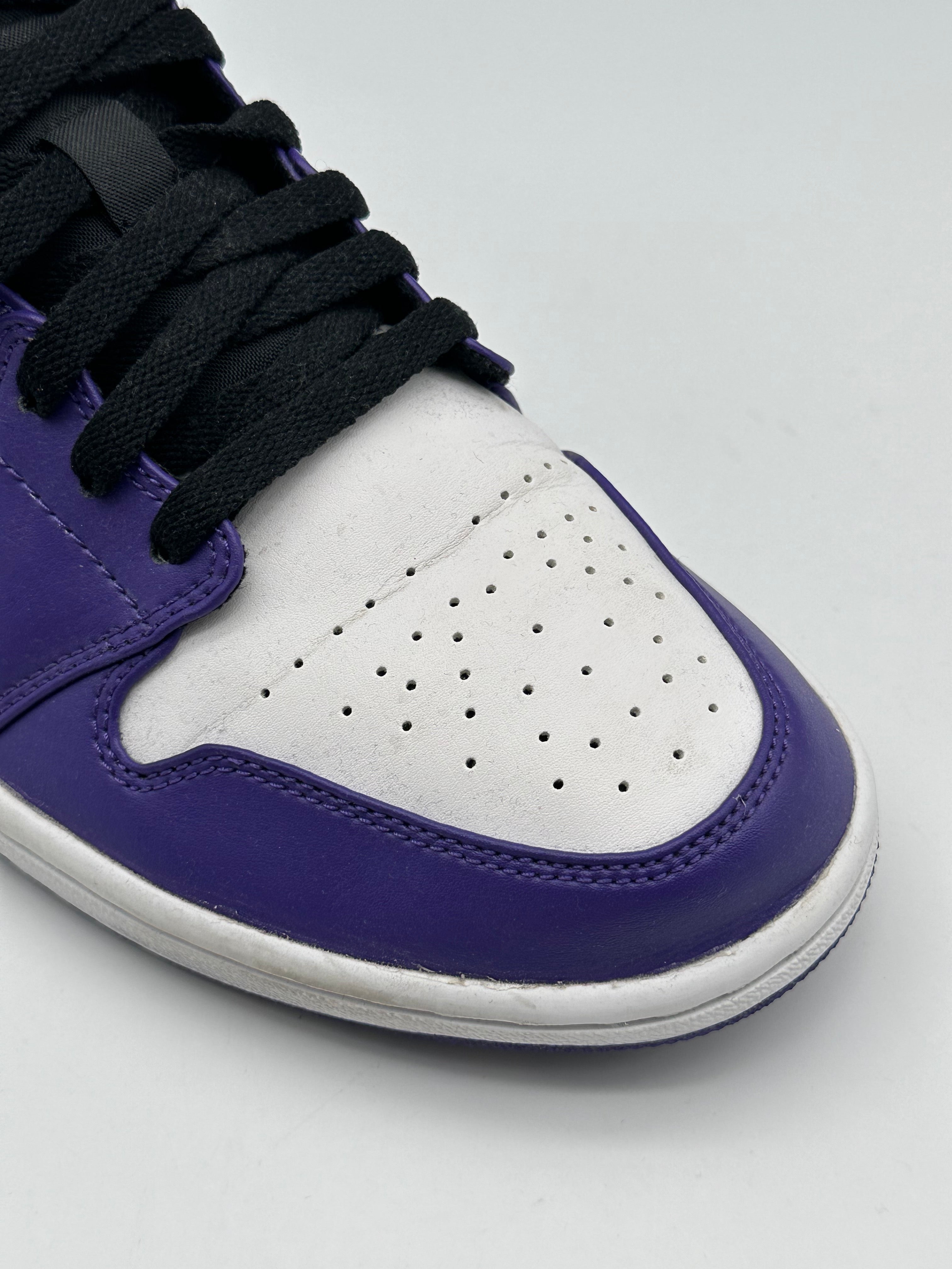 Jordan 1 Low Bianco Nero Viola