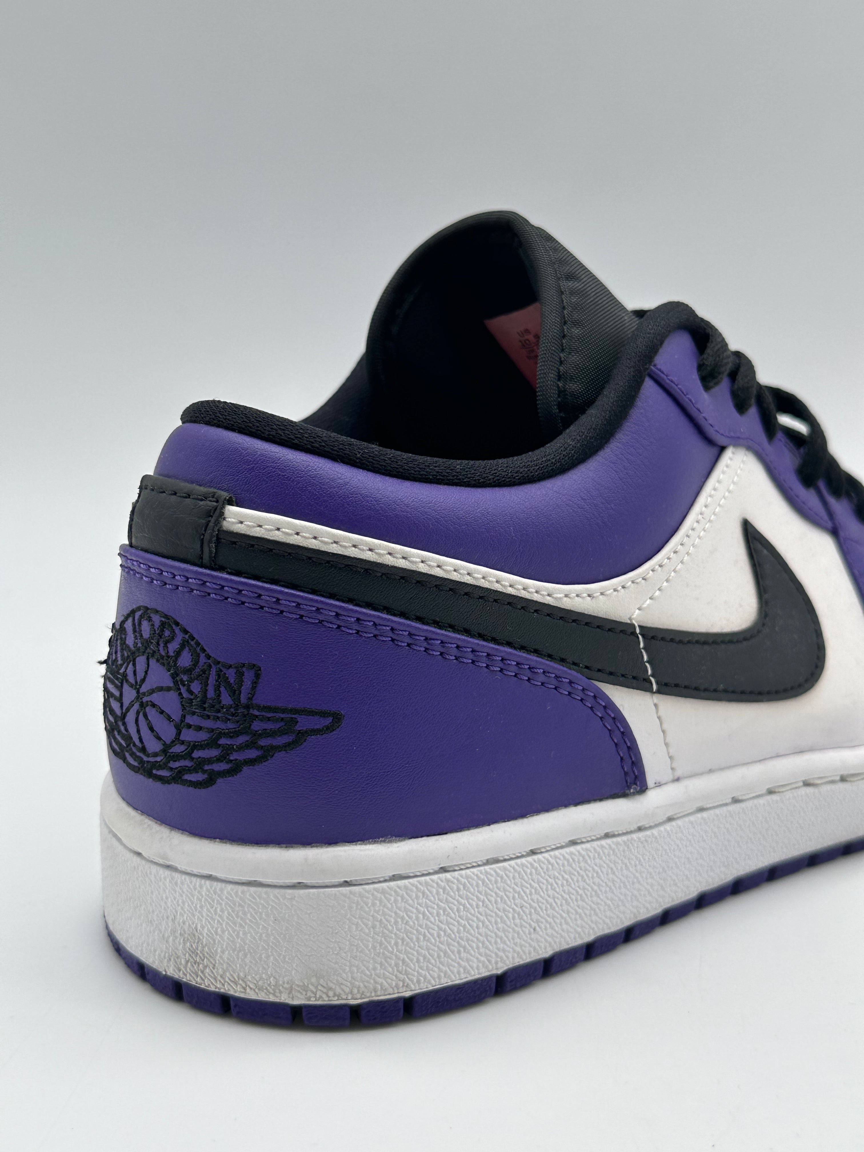 Jordan 1 Low Bianco Nero Viola
