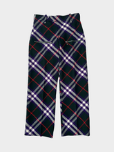 Pantaloni A Quadri In Lana Multicolor -  | Qlhype