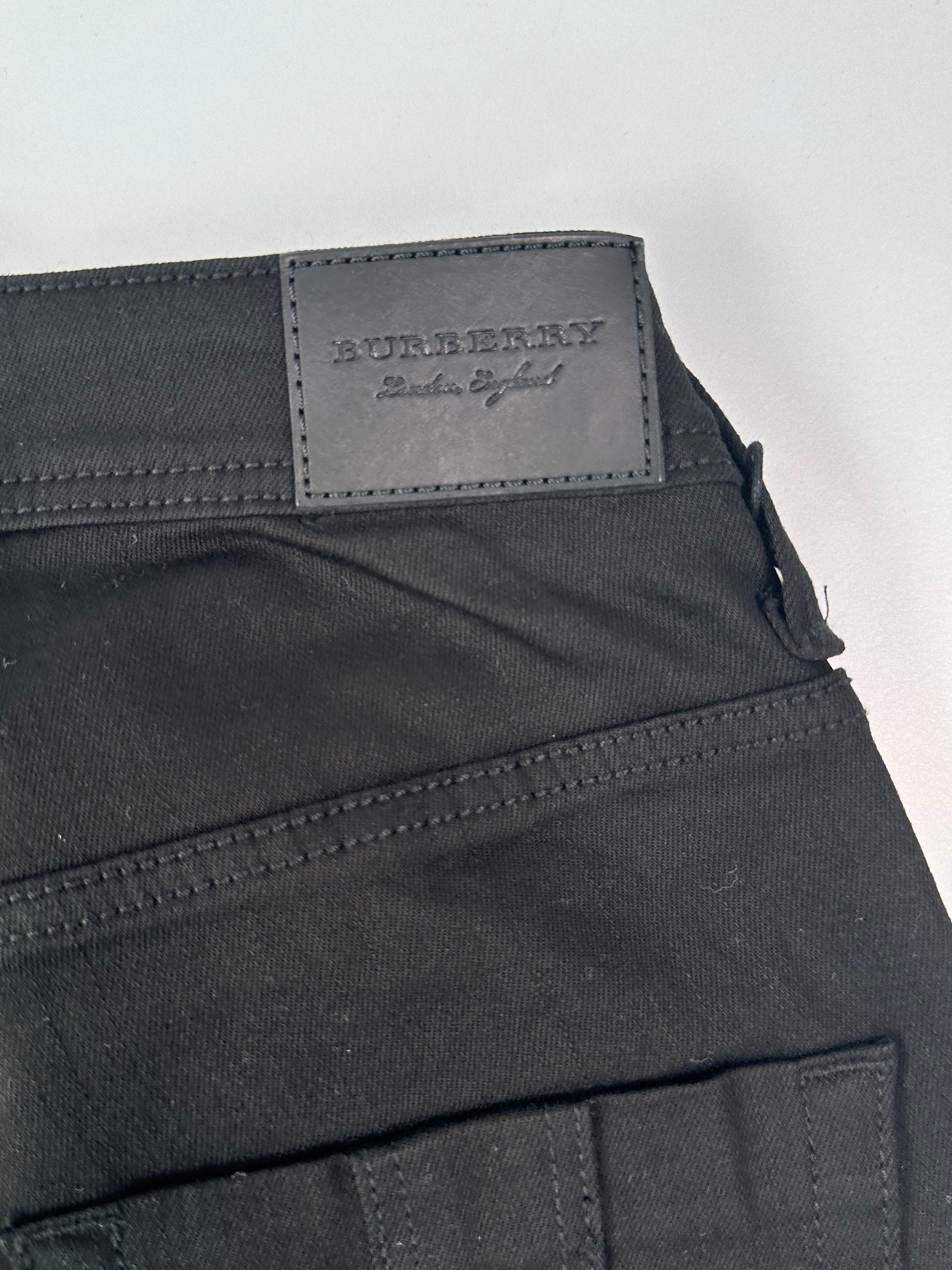 Jeans Neri Slim Fit In Denim Stretch