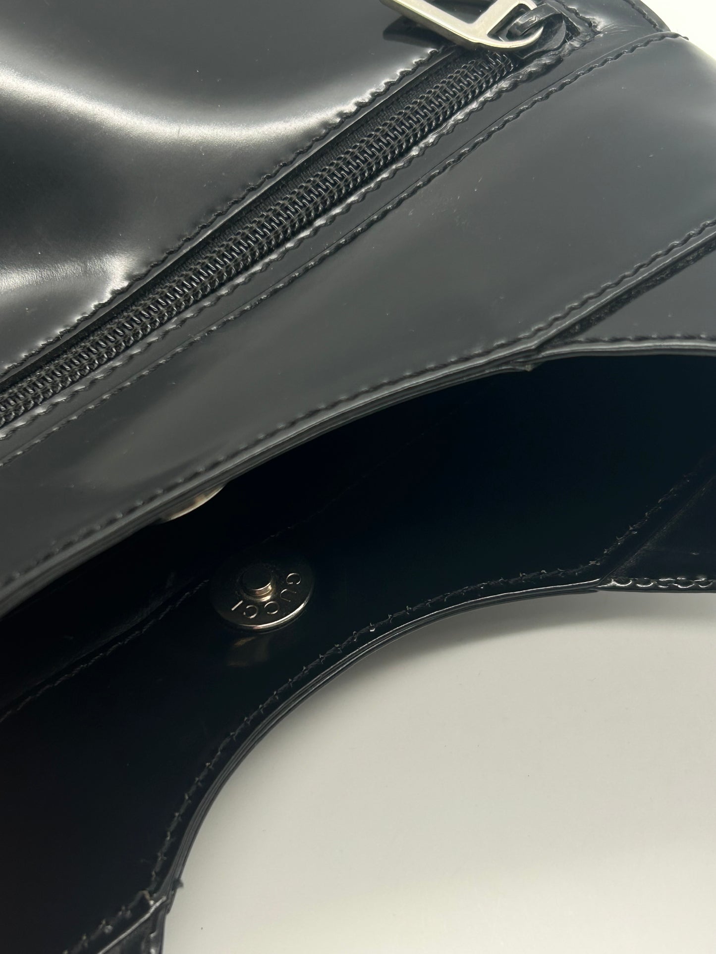Patent Leather Shoulder Bag